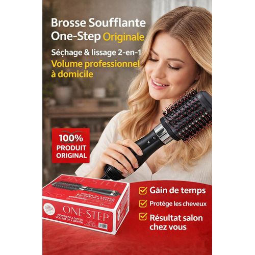 product_image_name-Enzo-Brosse Soufflante One-Step Originale – Brushing Luxe 2-en-1, Volume Professionnel & Finition Salon à Domicile-1