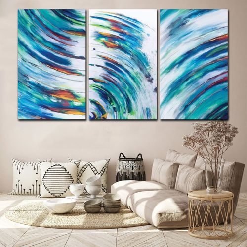 Generic Tableau Decoration HD Modern Mural Tableaux Decoratifs 99 x 50 -  Multicolor à prix pas cher