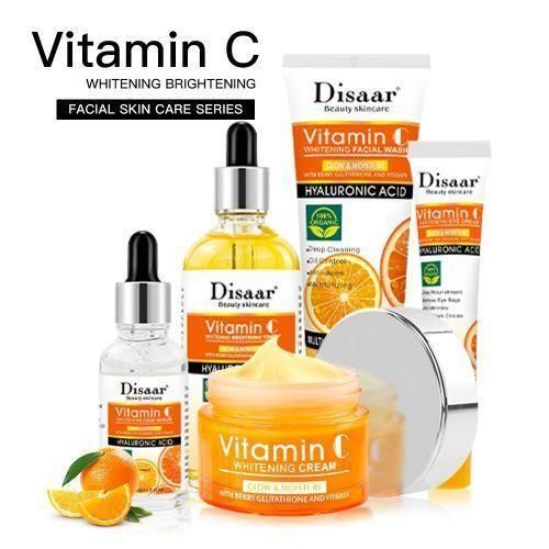 product_image_name-Generic-Disaar 5PCS - Pack soins visage à la viatmine C, Sérum, toner, crème visage, nettoyant visage, crème yeux-1
