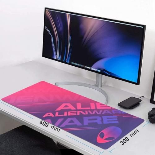 Alienware Tapis de souris XXL haute qualité pour PC,bureau Alien Rose à  prix pas cher