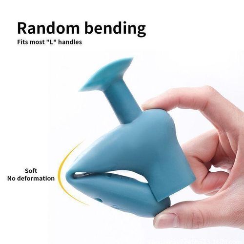 product_image_name-Generic-3 pcs Poignées de porte confortables en silicone – Absorption des chocs et Silencieuses- Vert-1