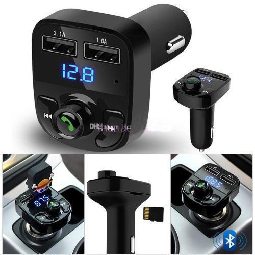 Kit main libre voiture Transmetteur FM Bluetooth 5.0 MP3 Player