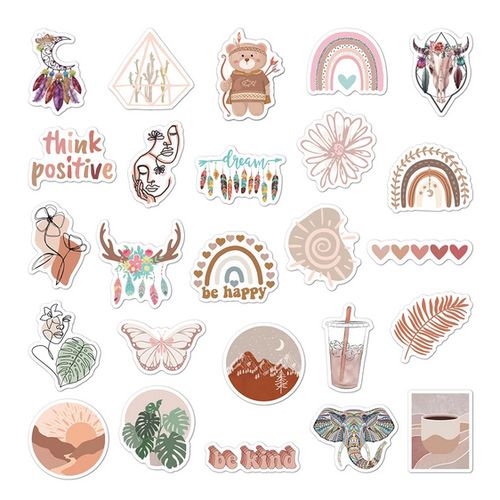 53 Pièces Stickers Clipart Esthétiques Vinyl Graffiti Autocollant Aesthetic  Graffiti Stickers Art Autocollants pour Scrapbook Sticker