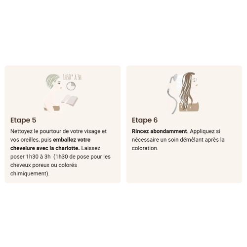 product_image_name-Aroma-AROMA ZONE Henné Châtain Foncé BIO – Coloration Végétale 100% Plantes, Teinte Profonde & Couvre les Cheveux Blancs, 200 g -5