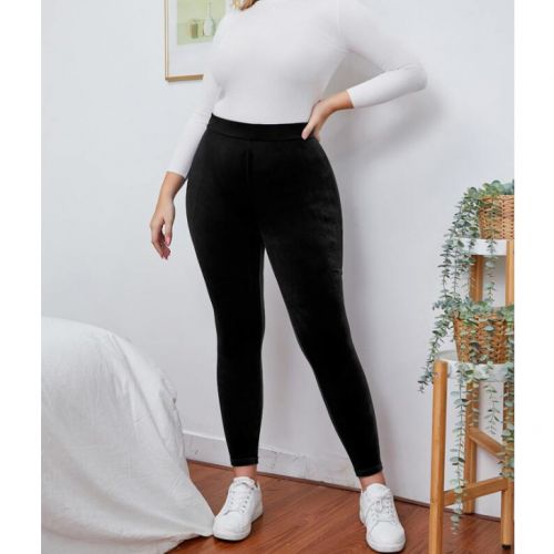 Generic egging d'hiver pour Femmes Taille Haute épais, Pantalon