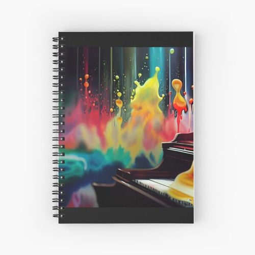 product_image_name-Generic-The Colours That Come From My Keys Spiral Notebook Bloc note-1