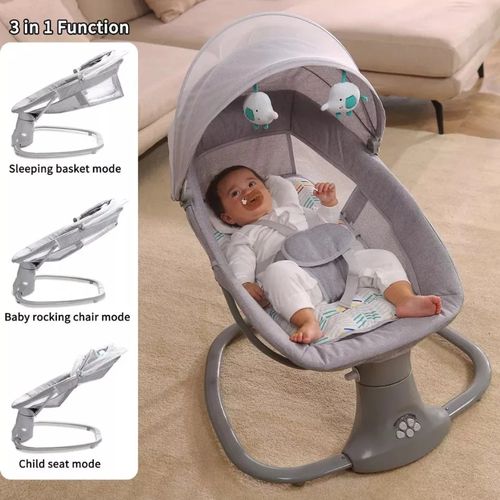 product_image_name-Mastela-Balancelle Électrique De Luxe 3in1 Multi Functional Bassinet-1