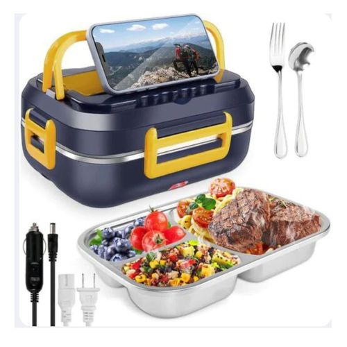 Generic Boite électrique à repas chauffante, Lunch box - Gris à prix pas  cher