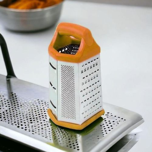 product_image_name-Generic-6 in 1 Râpe et éplucheur pour cuisine en acier inoxydable de 6 côtés-orange-3