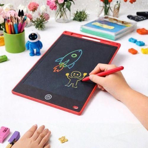 product_image_name-Generic-Ardoise Magique LCD 12 Pouces - Tablette d'Écriture et de Dessin Numérique pour Enfants - Écran Multicolore avec Bouton d'Effaçage - Stylet Inclus-3