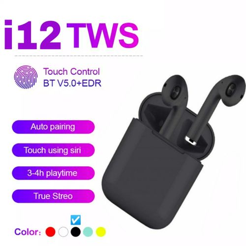 I12 tws sans fil compatible avec Samsung iphone hwawie Oppo Infinix nokia...