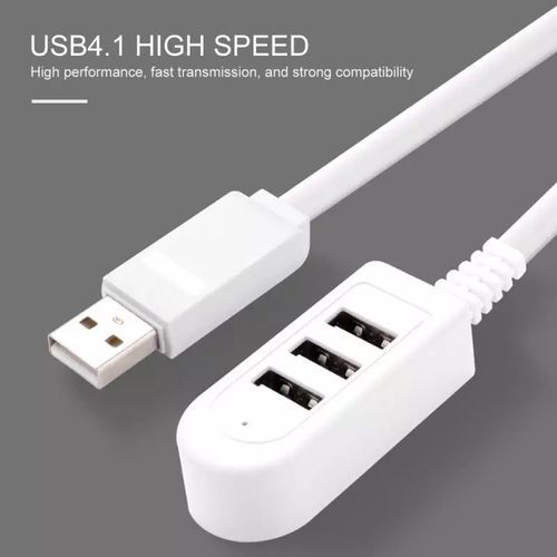 product_image_name-Generic-Convertisseur de chargeur 3usb, Extension de ligne, HUB multi-ports 120cm / 2,4A-3