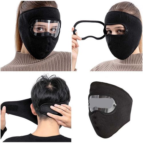 Cagoule Respirant Anti-uv Glace Soie Masques Moto Visage Été Course à pied  Sports Écran Facial Headwrap Moto Accessoires