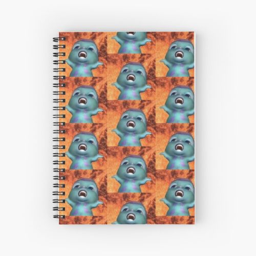 Generic Bibble Chaos Meme Spiral Notebook - Bloc note