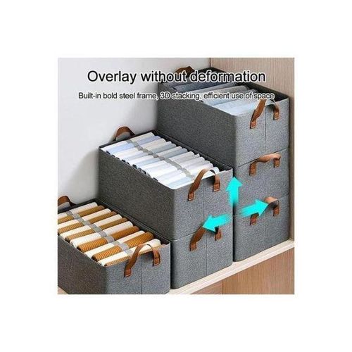 product_image_name-Generic-Boîte de rangement pliable pour vêtements et placards - Lavable, idéale pour sous-vêtements et chaussettes-3