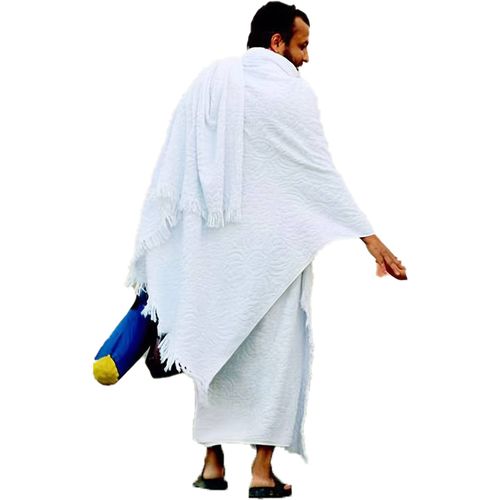 product_image_name-Generic-Ihram pour Hommes 100% coton + ceinture, Serviette Ihram Pour Hajj Et Umrah  الإحرام للرجال للحج والعمرة، طقم الإحرام-6