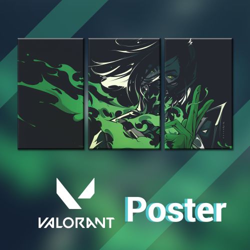product_image_name-Generic-Tableau series Valorant Viper Gaming Poster - Tableau Mural - decoration-1