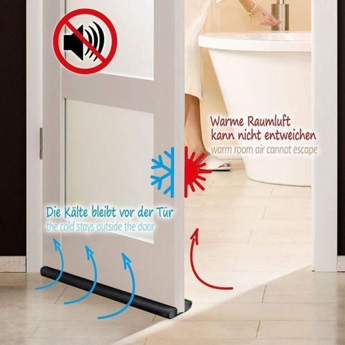 Generic BAS DE PORTE DOUBLE ISOLANT, GRIS, 90CM - image 3