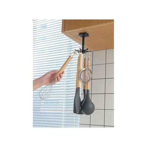 product_image_name-Generic-2crochets rotatif mural multfonction,sans perforation,pour cuisine,salle de bain-3