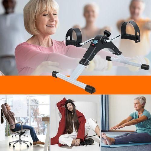 product_image_name-Generic-Mini Vélo d’Exercice Pliable avec Écran LCD, Pédalier Portable pour Bras et Jambes, Résistance Réglable, Appareil de Fitness Maison et Bureau-1