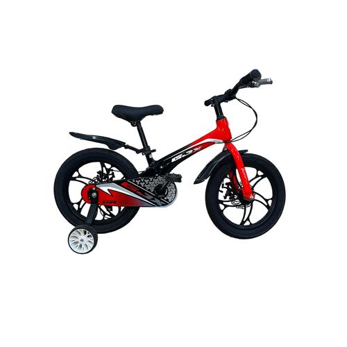 Generic Velo Sportive en alliage 16 pouces pour enfants de 5 ans 8 ans Bicyclette Rouge Noir
