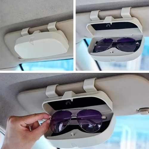 Support de lunettes de soleil pour visière de voiture Lunettes de