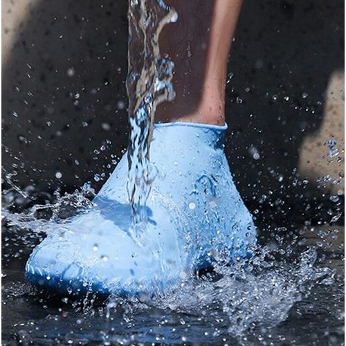 Generic Couvre-chaussures de pluie imperméables en silicone waterproof  unisexe réutilisables à prix pas cher