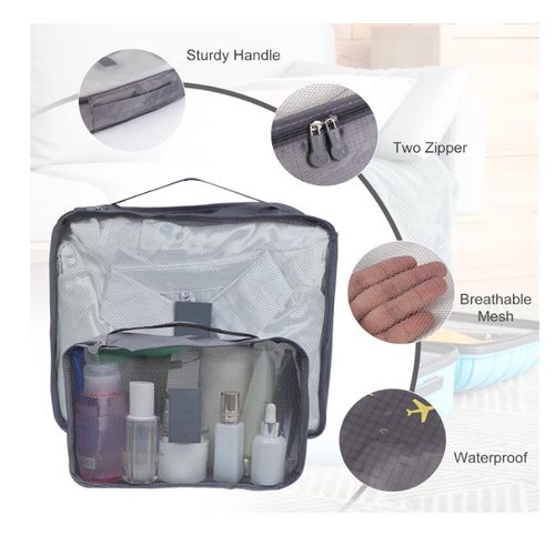 product_image_name-Generic-Lot de 6 sacs de rangement imperméables pour vêtements de voyage, sacs portables pour organiser les chaussures, les vêtements, les cosmétiques pour les voyages en plein air et le camping-5