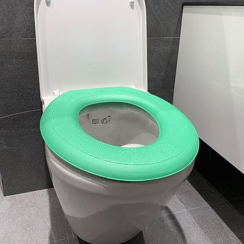 Generic Housse Siège de Toilette en Silicon, Lavable, Confortable, étanche  à prix pas cher