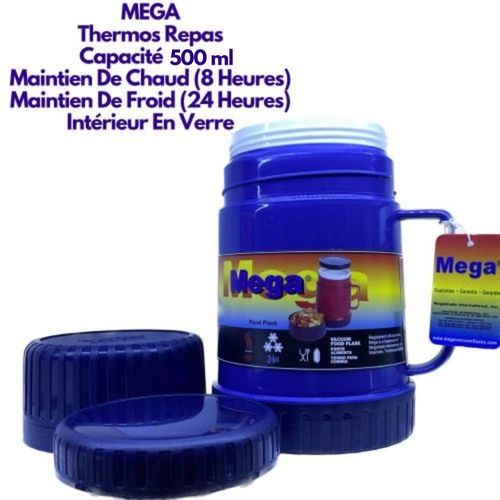 Generic BLEUE Boite Alimentaire Isotherme 500 ml Repas Chauds Et