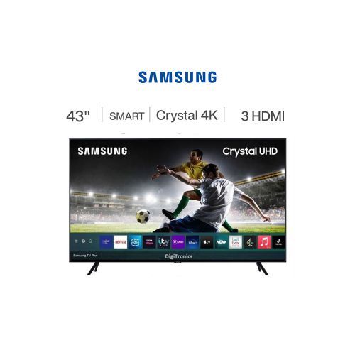 Samsung 43 Smart TV 4K Crystal UHD - Série 7 Récepteur Intégré - Noir à  prix pas cher