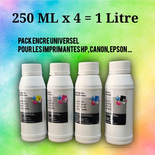 Kit de recharge toner compatible 4 couleurs pour imprimante