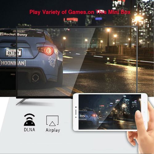 H96 H96 Max TV Box Android 9.0 - Noir 4Go RAM+64Go ROM With time display