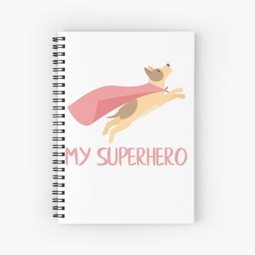 product_image_name-Generic-My Dog Is My Superhero Spiral Notebook Bloc note-1