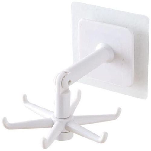 product_image_name-Generic-Support Mural Noir – Crochets Pivotants Multifonction-2