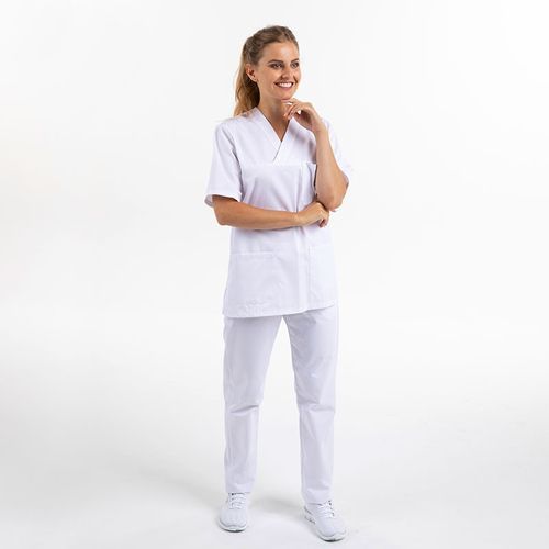 Generic Pyjama Medical Encolure en V pour femme Blanc a prix pas cher Jumia Maroc