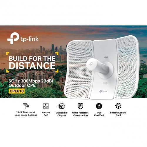 product_image_name-TP-Link-CPE Outdoor 300 Mbps 5 GHz 23 dBi CPE610 Point D'accès Jusqu'a 27Km-2