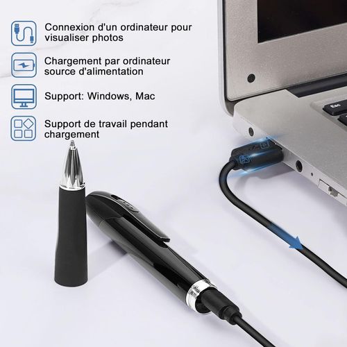 Generic Caméra cachee Stylo 1080P Mini Enregistrement Vidéo avec audio à  prix pas cher