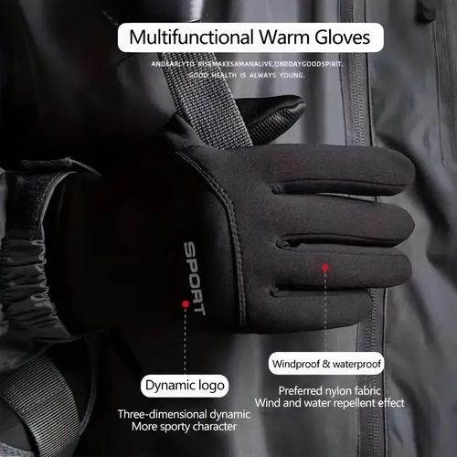 product_image_name-Generic-Gants d'hiver thermique, écran tactile, Anti-froid, Imperméables, sport, pêche, conduite, moto, cyclisme-4