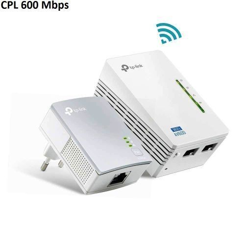 TP-Link TL-WPA4226 KIT Adaptateur réseau CPL 600 Mbit/s Ethernet/LAN Wifi  Blanc 2 pièce(s) | bol