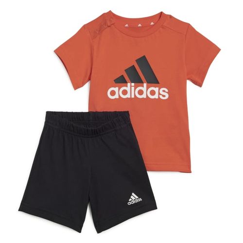 Adidas Ensemble short et t shirt en coton bio Essentials Rouge