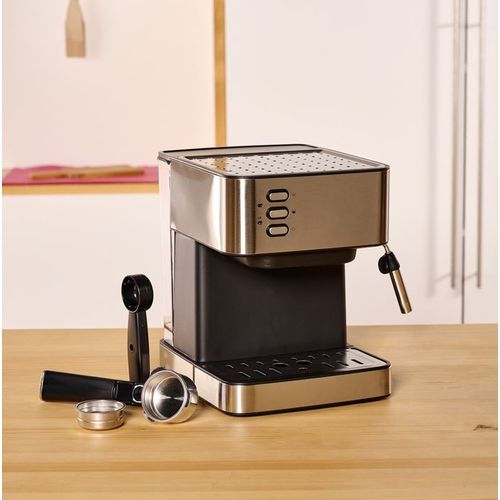 Elite Cafetière 1,6L Machine à café expresso et cappuccino 20Bar