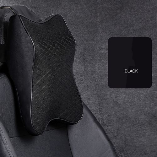 Generic Coussin appui-tête voiture - Noir à prix pas cher