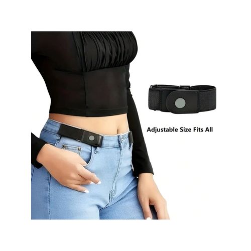 product_image_name-Generic-"حزام مطاطي بدون مشبك للجنسين، حزام مرن غير مرئي قابل للتعديل".-1