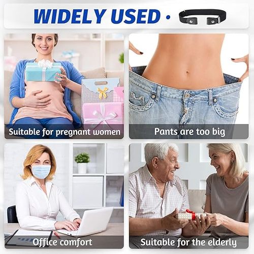 product_image_name-Generic-"حزام مطاطي بدون مشبك للجنسين، حزام مرن غير مرئي قابل للتعديل".-6