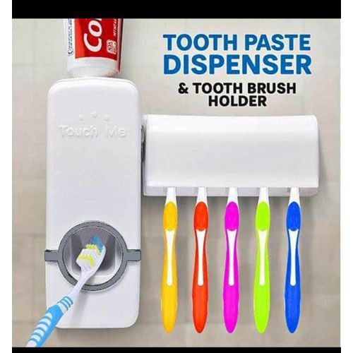 Distributeur de dentifrice automatique et 5 porte-brosses