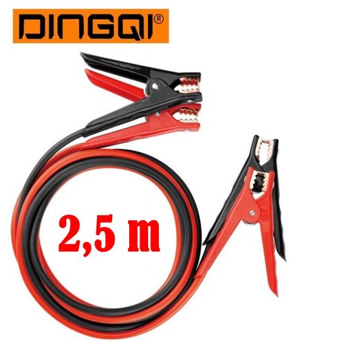DINGQI Câble de démarrage Isolé, Longueur 2.5m, Démarreur Batterie, batterie  de voiture isolée 