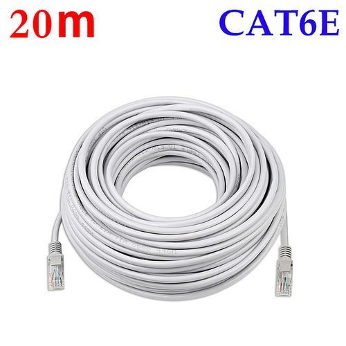 Dml Câble Ethernet 20 M - RJ45 CAT6E - Gris à prix pas cher