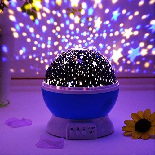 Generic 2 x Star Master Sky Night Projecteur de lumière Rotation Lampe Led  pour chambre enfant à prix pas cher