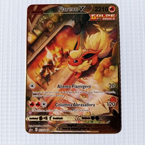 Pokemon CARTE POKEMON GOLD FLAREON V 2210 / METAL à prix pas cher